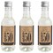 Big Dot of Happiness 50th Milestone Birthday - Mini Wine and Champagne Bottle Label Stickers - Birthday Party Favor Gift for Women and Men - Set of 16